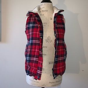 Plaid vest